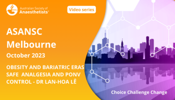 ERAS Safe Analgesia and PONV Control