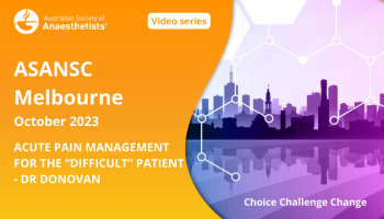 Acute pain management