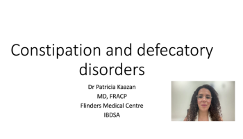 Constipation and defecatory disorders