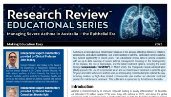 Managing Severe Asthma in Australia – the Epithelial Era - Educational Series & CPD Quiz