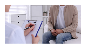 Managing male patients with HIV