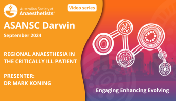Regional anaesthesia in the critically ill patient