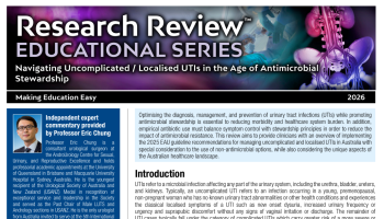 Navigating Uncomplicated/Localised UTIs in the Age of Antimicrobial Stewardship