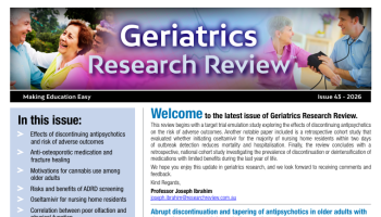 Geriatrics Research Review Issue 43