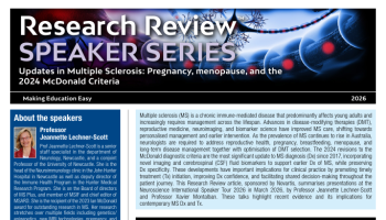 Updates in Multiple Sclerosis: Pregnancy, menopause, and the 2024 McDonald Criteria