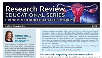 Update on Long-Acting Reversible Contraceptives (LARCs)