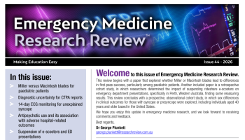 Emergency Medicine Research Review Issue 44
